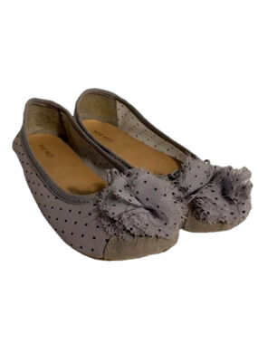 Nine West semi sheer flats with stars and pompoms 9.5m